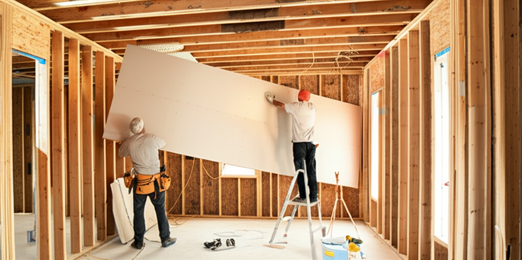 Professional drywall installation